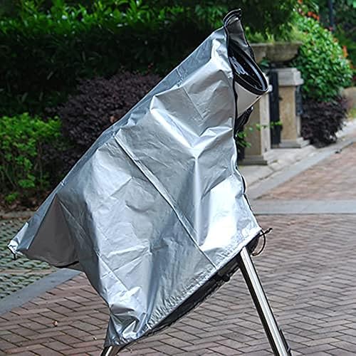 Cubierta para telescopio, plata, 59*34 pulgadas, impermeable, tela Oxford, cordón y cierre de cremallera, a prueba de sol, a prueba de polvo, a