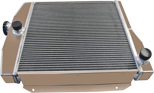 Miniatura 9 de AluKühl Radiador de aluminio de 3 filas para Jeep Willys Truck 1955-1958 L4 3.7L V6 V8