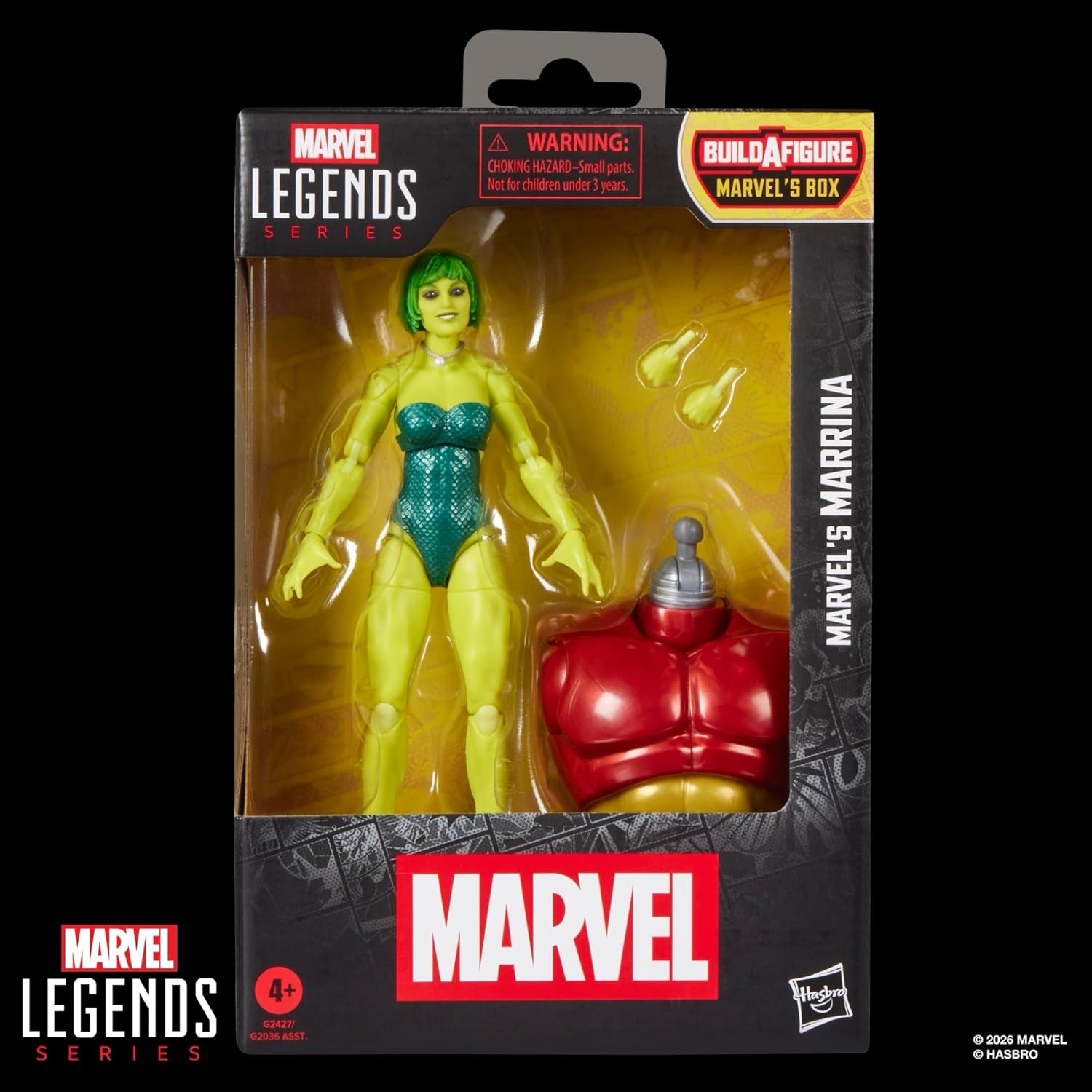 Marvel Legends Series Marrina, Alpha Flight Comics Collectible 6-Inch Scale Action