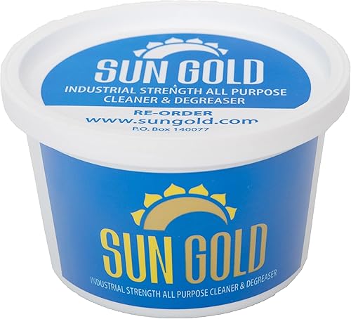 Vista 2 de SUN GOLD - Limpiador multiusos, pasta de limpieza multisuperficie para cocinas, baños y más, biodegradable, concentrado de resistencia industrial