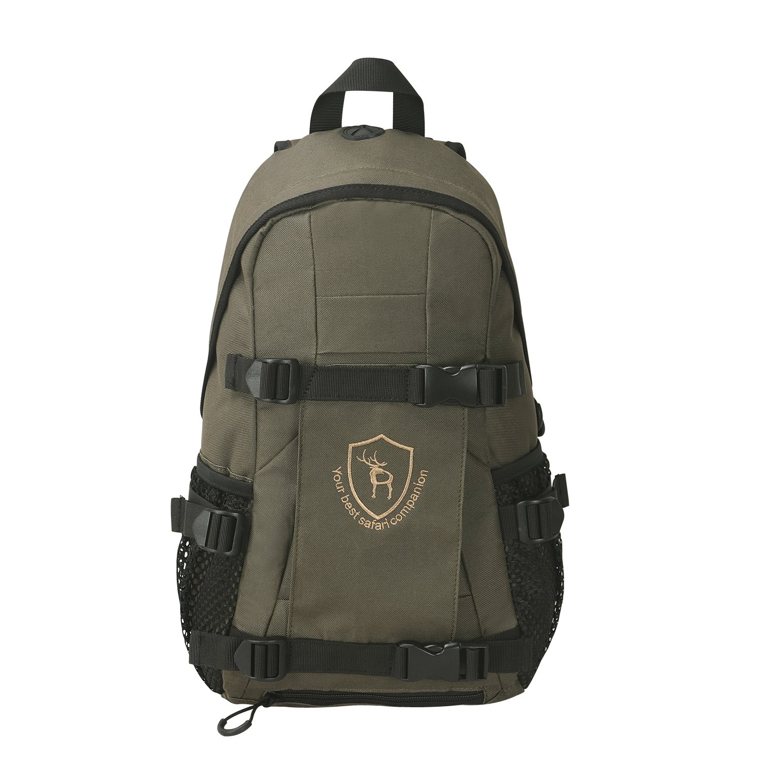 TOURBON klein Jagd Rucksack Day Pack Rusack Jagdrucksack mit Gewehr Pistole Halter - Grün