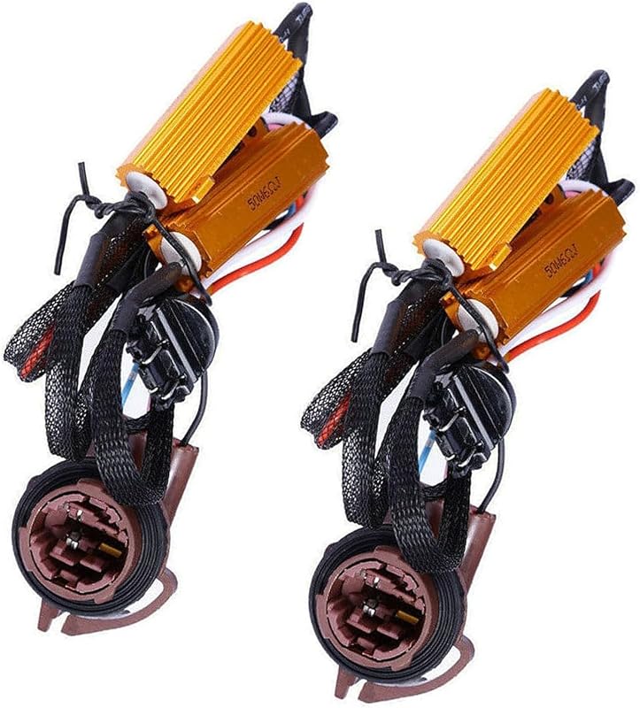 Decodificador LED T20/3157/4157 Zosgrew com resistor antioscilação de 50 W – 2 unidades