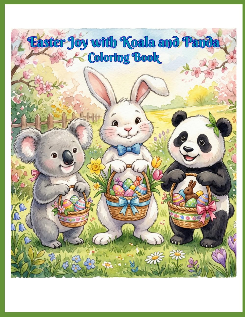 Easter Joy with Koala and Panda