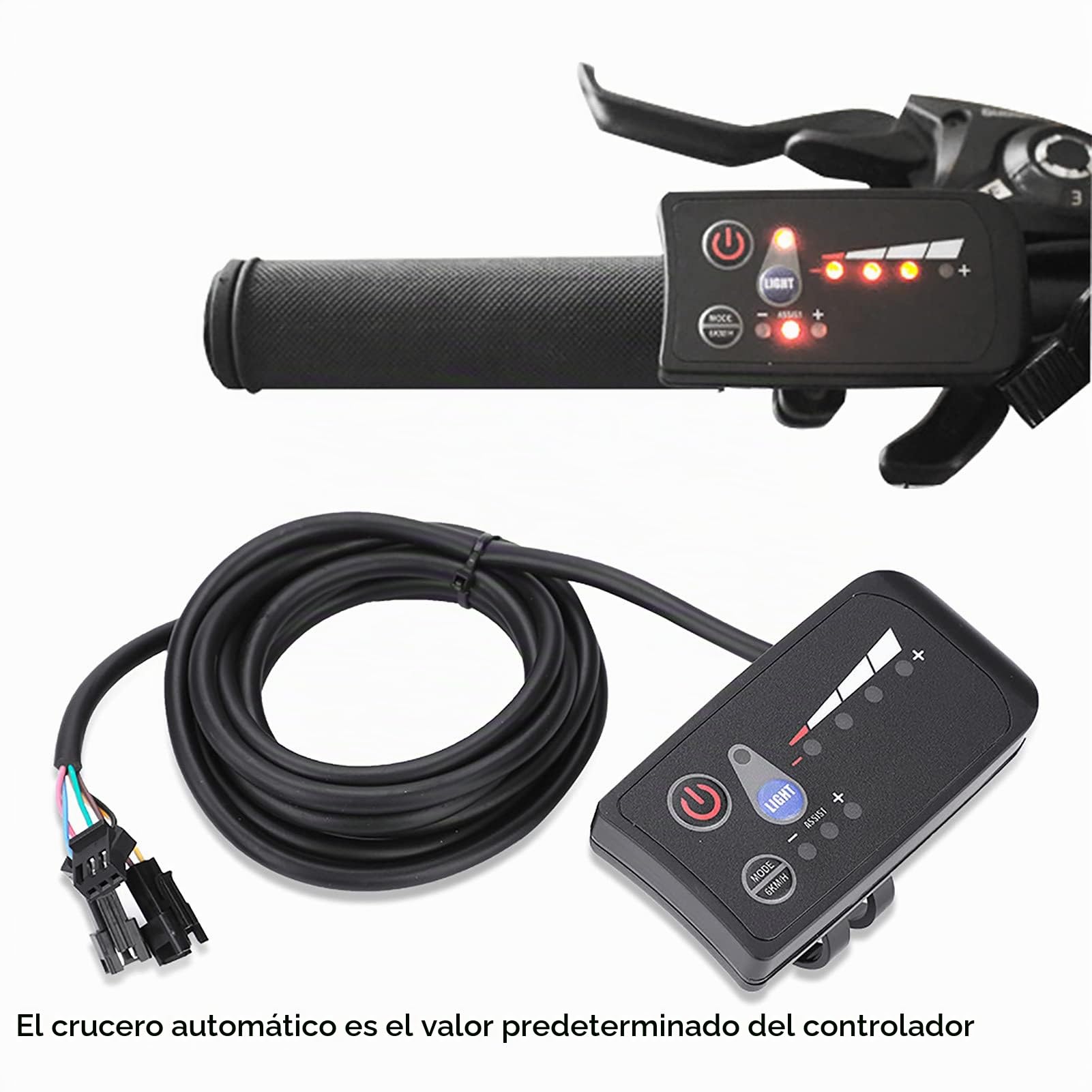 Jadeshay Controlador de Scooter Eléctrico,36V 250W/350W Kit de Controlador de Bicicleta Eléctrica con Panel de Visualización del LCD Impermeable para E-Bike