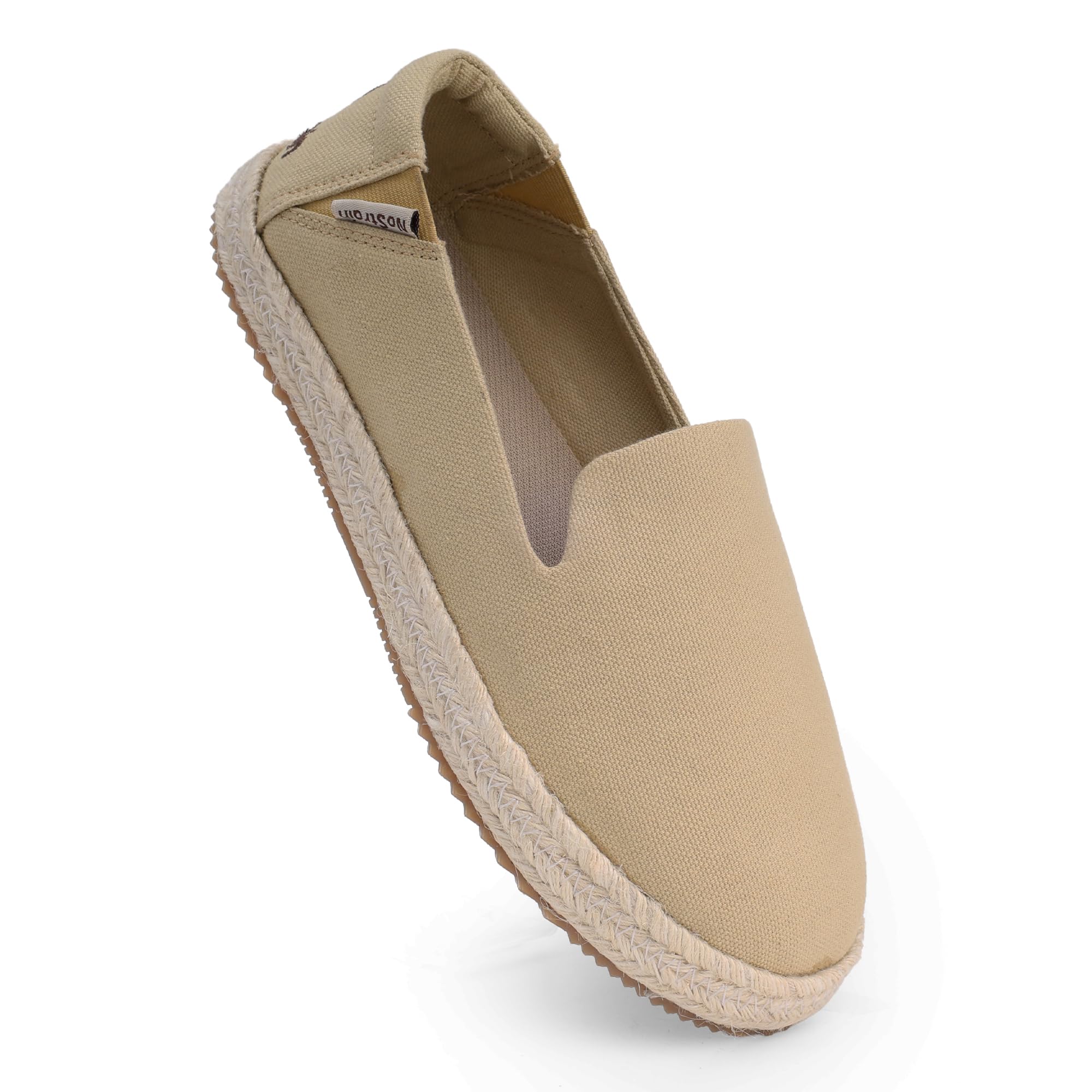 nostrain Cotton Canvas Slip-on Shoes | for Women | Espadrilles | Cushioned Ortholite Insole | Stylish & Comfortable | Breathable Canvas Upper | Boat Design | Lightweight Footwear-picture-22