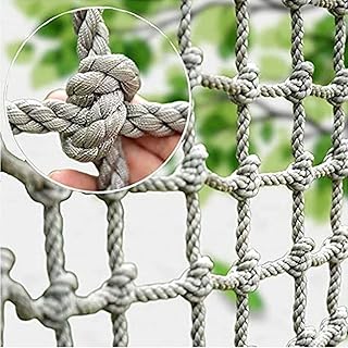 Kids Climbing Net for Outdoor,Playground Playing Safety Nets,Heavy Duty Cargo Rope Ladder, Balcony Banister Stair Protection Fence Decor Mesh Nets Netting,for Home Backyard Climbing Net(Size:1.5m*7m)