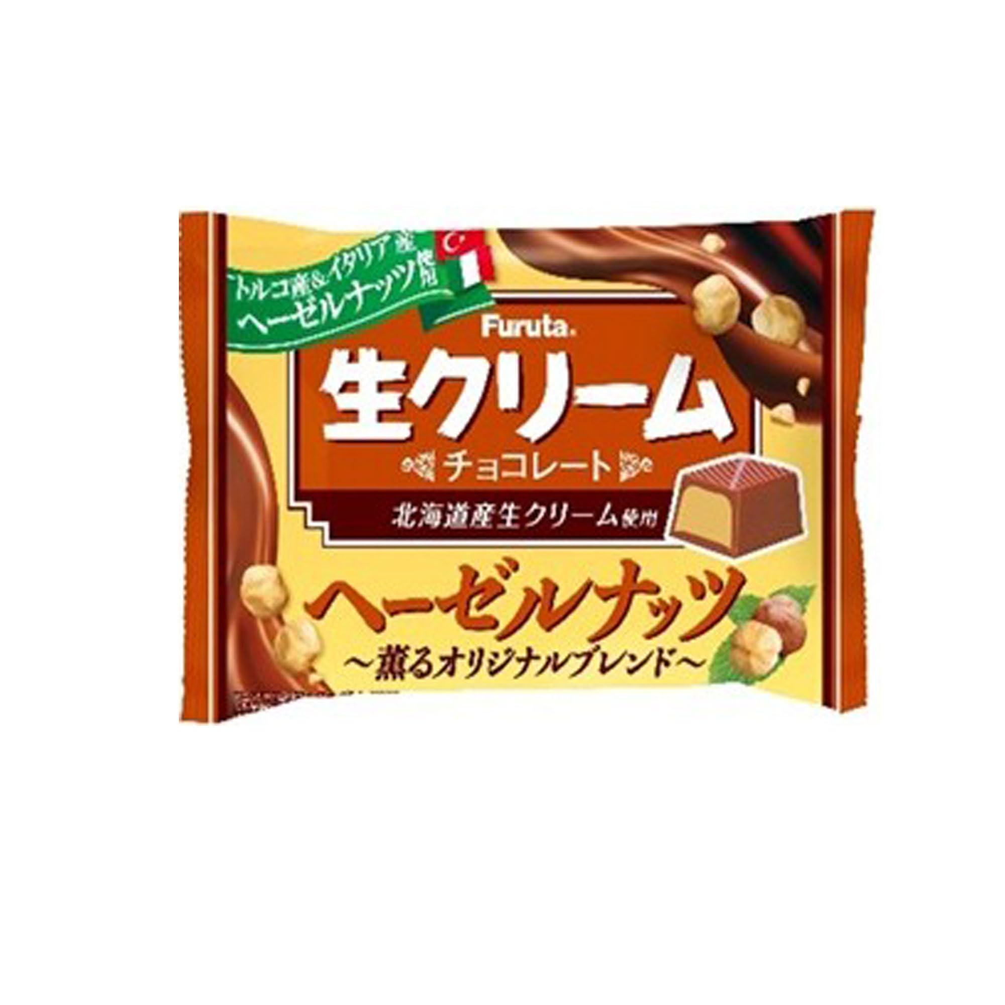 Amazon | フルタ製菓 生クリームチョコヘーゼルナッツ 114g×18袋