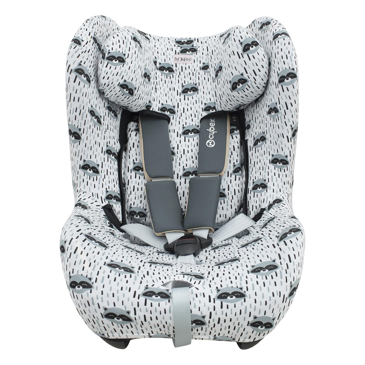 JYOKO KIDS Copriseduta per Cybex Sirona M2, Z e GB Vaya (Raccoon)