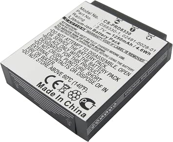 ALLC Replacement Battery for Maginon DC-8300/DC-8600/DC-X/DC-XZ6,PN02491-0028-01,1250mAh