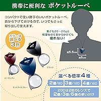 Vista 3 de Nuevo Tipo de Bolsillo Lupe BEA10041 Nuevo Pocket Le- 20D Midnight Blue