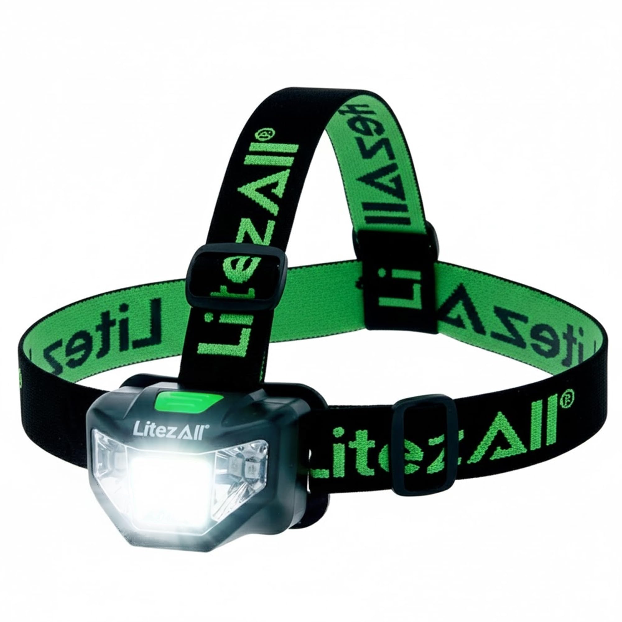 Lampe frontale rechargeable Litezall Quattro avec 4 modes d'éclairage