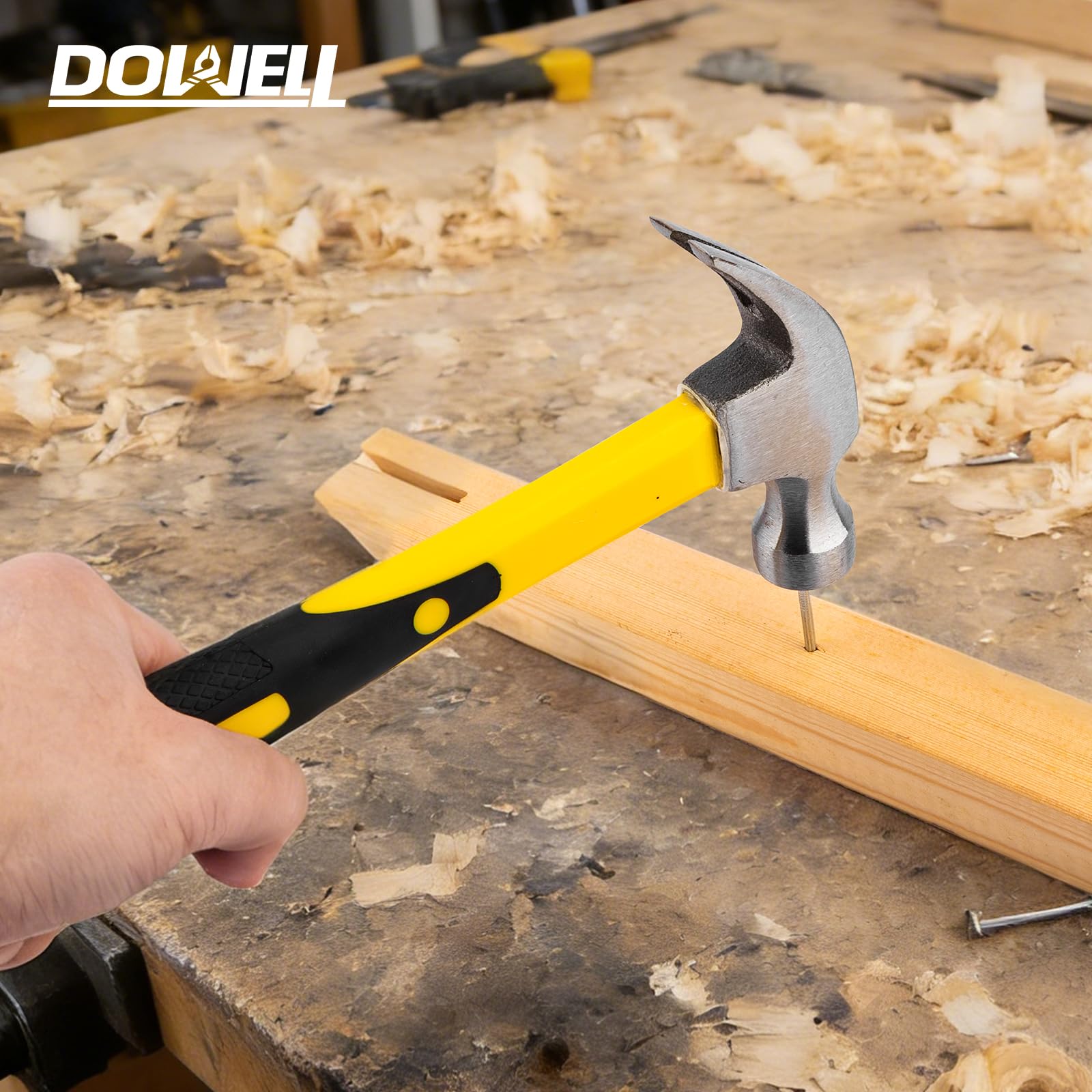 DOWELL Lot de 299 outils à main professionnels avec douilles, pinces, clés hexagonales, tournevis pour la maison, la réparation automobile, l'atelier et le bricolage d'urgence