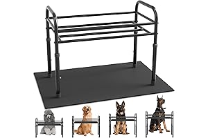 Adjustable Raised Dog Bowl Stand for Improved Dining Experience