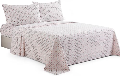 Miniatura 8 de Marina Decoration Juego de sábanas de mezcla de algodón percal de fibra larga de 600 hilos suaves con bolsillo profundo para hotel, para todas las