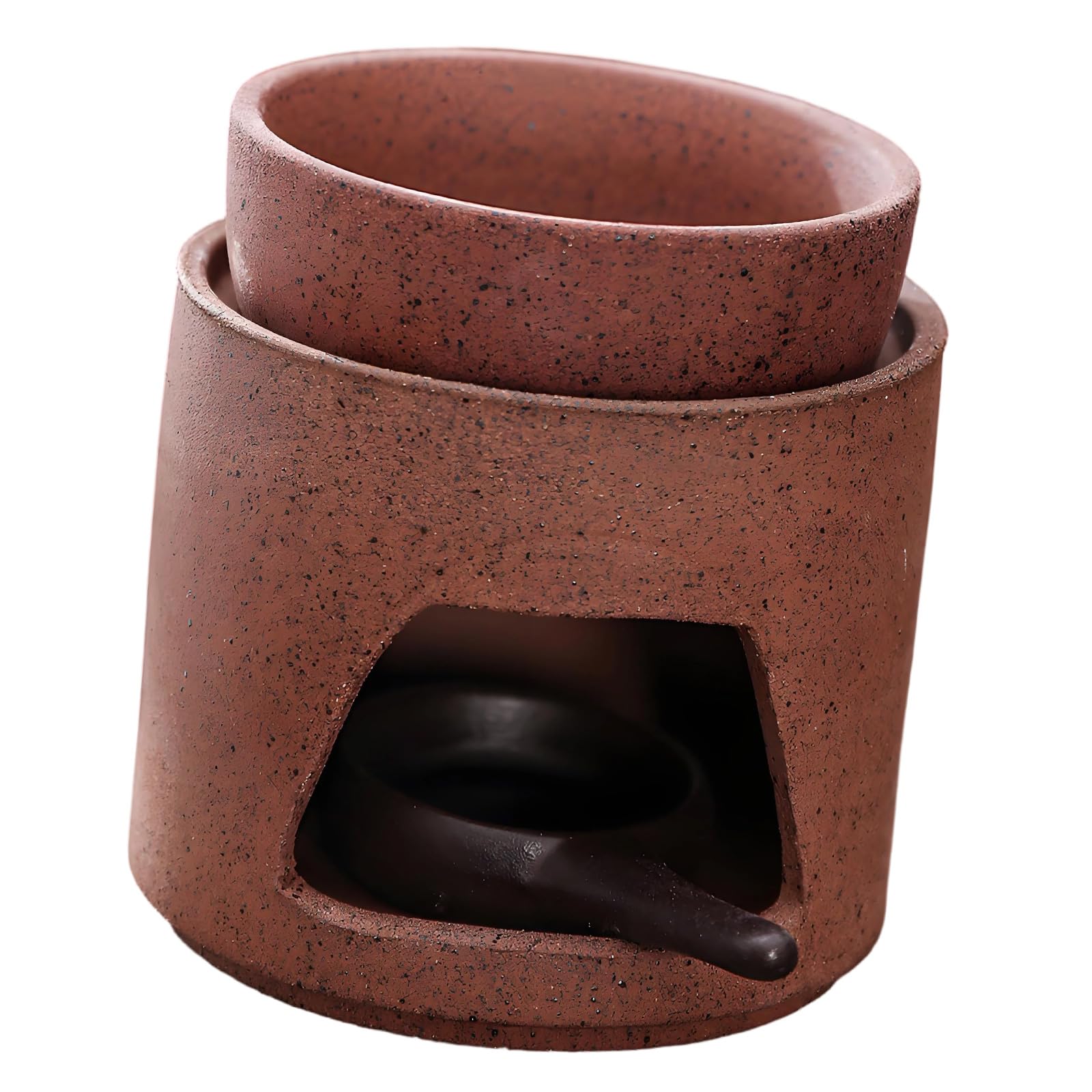 Xjdzineq Ceramic Aromatherapies Burners for Essential Oil and Waxes Melts with Tealight Holder Spoon Bedroom Living Room Decoration Ceramic Aromatherapies Diffuser