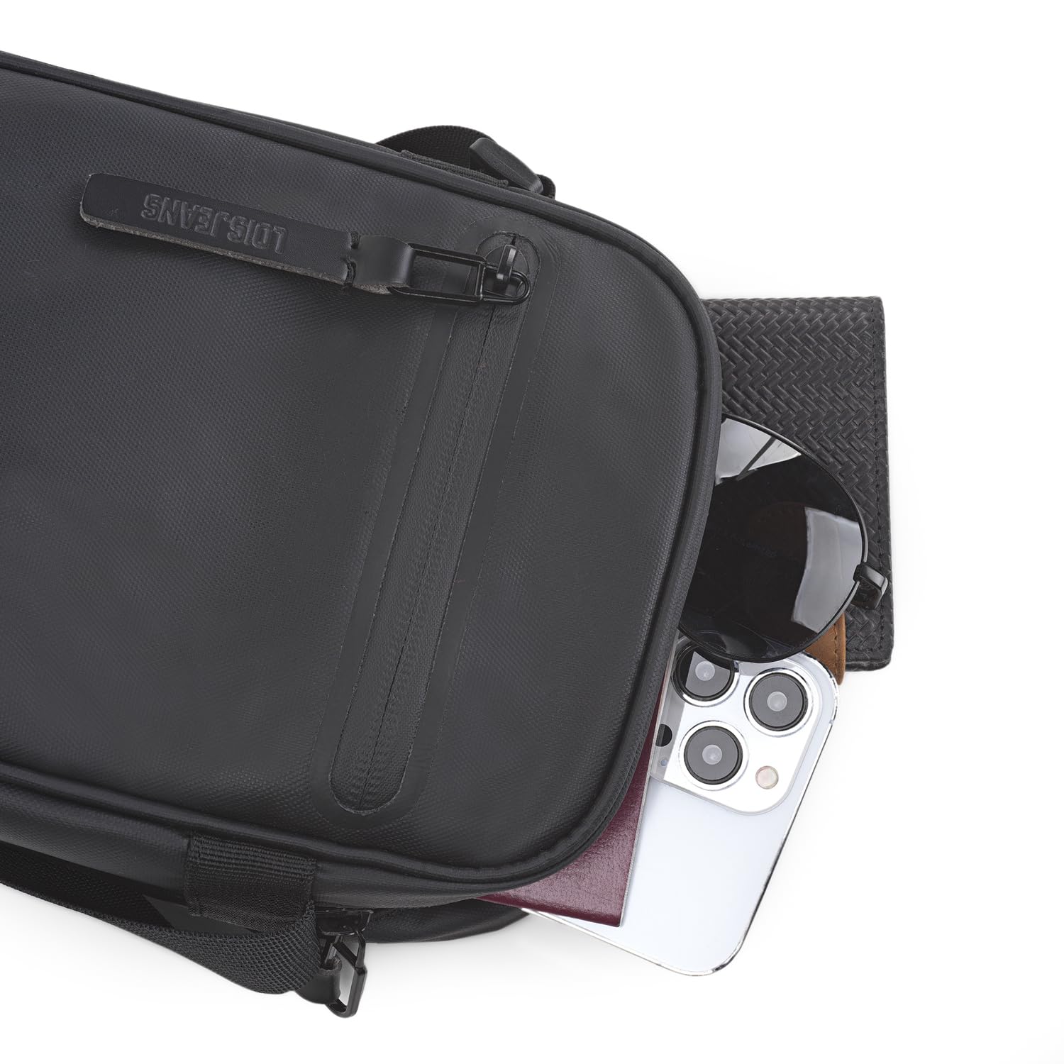 Lois - Bolso Hombre elegante y funcional Bolsitos Para Hombre resistentes y modernos Bolsos Para Hombre estilo casual, ideales para el día a día