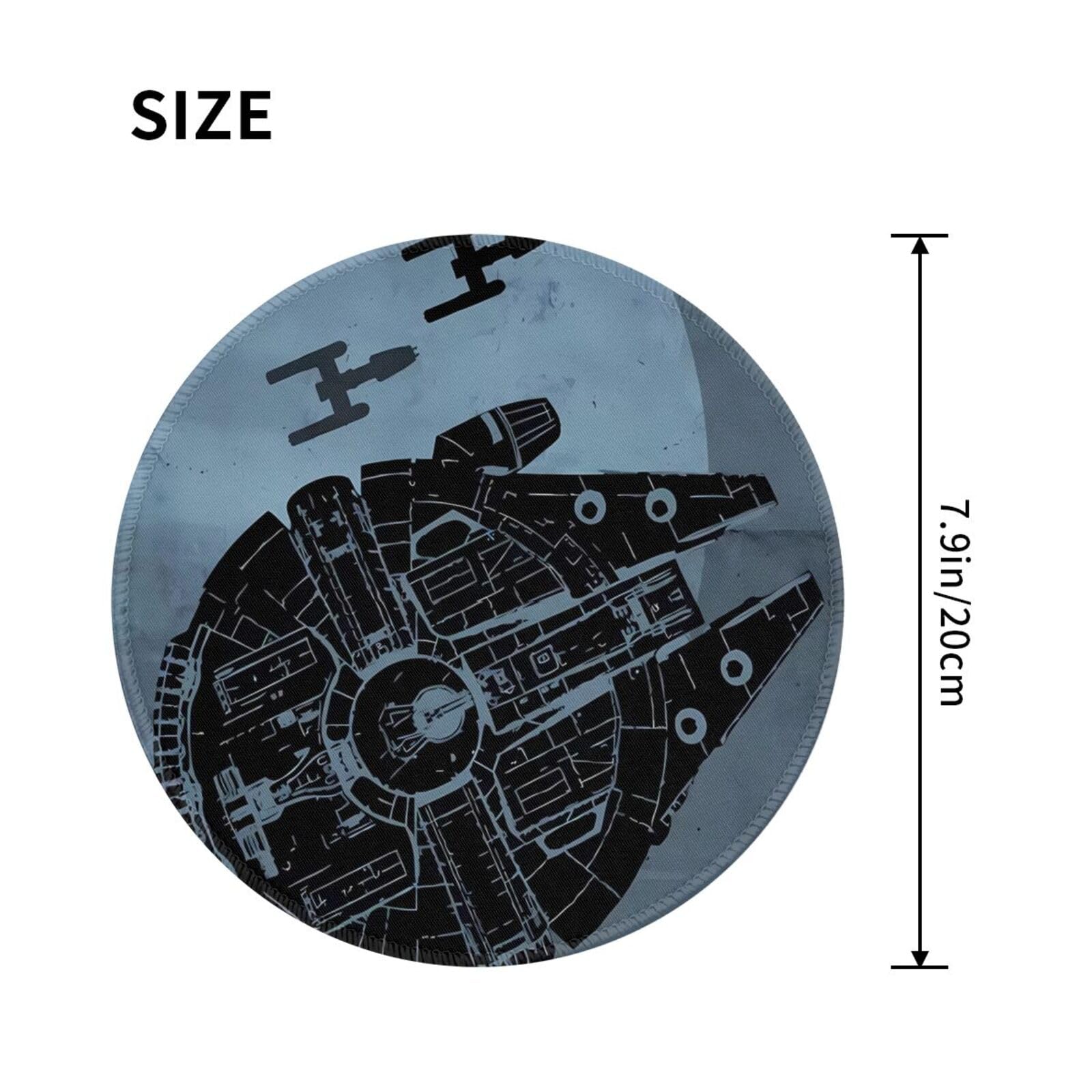 Amazon.co.jp: スターウォーズ 丸形 ゲーミングマウスパッド かわいい
