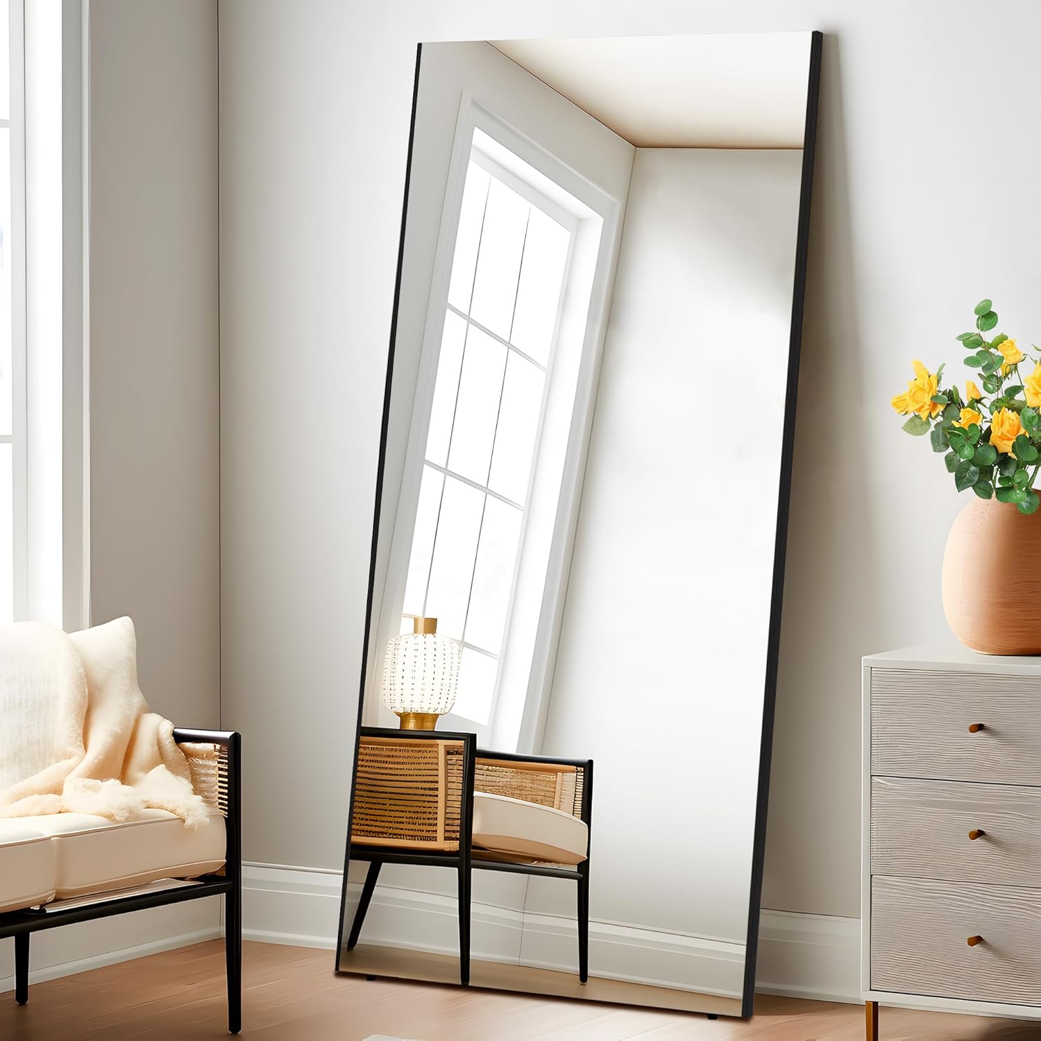 PexFix 71"x32" Full Length Mirror Glassless Mirror Full Length Unbreakable Gym