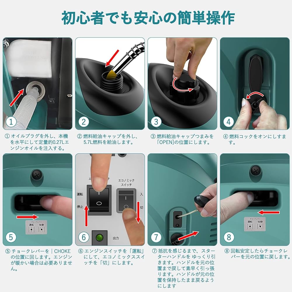 FOALOTO インバーター　防音型　発電機　黄色 FOALOTO インバーター 防音型 発電機 黄色 （インバーター発電機