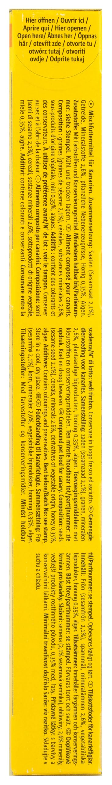 VITAKRAFT - Kräcker - Dolcetto per canarini - Alimentazione per uccelli domestici - Delizioso Kräckers al miele e sesamo - Confezione da 10 confezioni da 3 bacchette