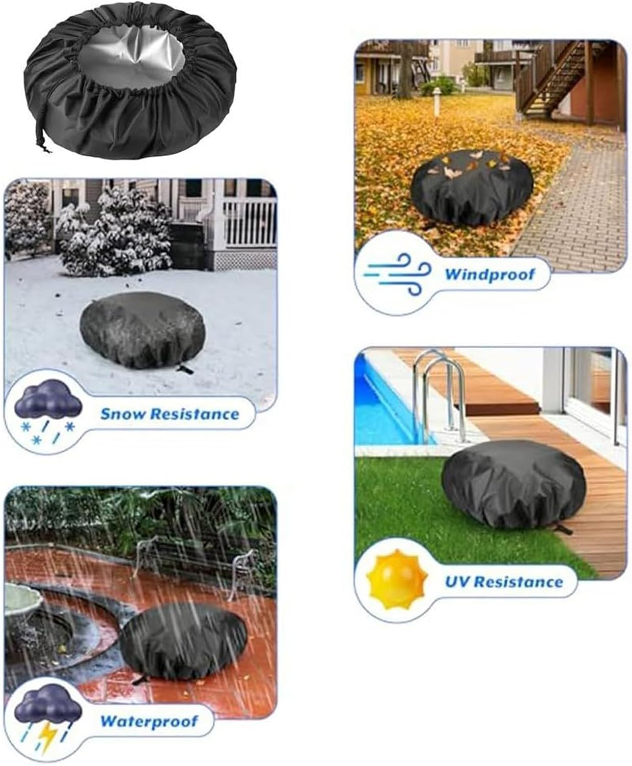 Lawnmower Cover Waterproof, 600D Oxford Cloth Shelter, Smart Mowing Machine Dust Cover with Durable Material for Outdoor Indoor Garden Lawn Backyard Winter Summer Gardener Landscaper Tool Protection
