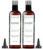 Majestic Pure 100% Pure Rosemary Oil For Hair Growth | Infused With Biotin | Hair Strengthening Treatment | Nourishing & Volumizing | With Jojoba Oil & Castor Oil | 198 ml (Pack of 2)