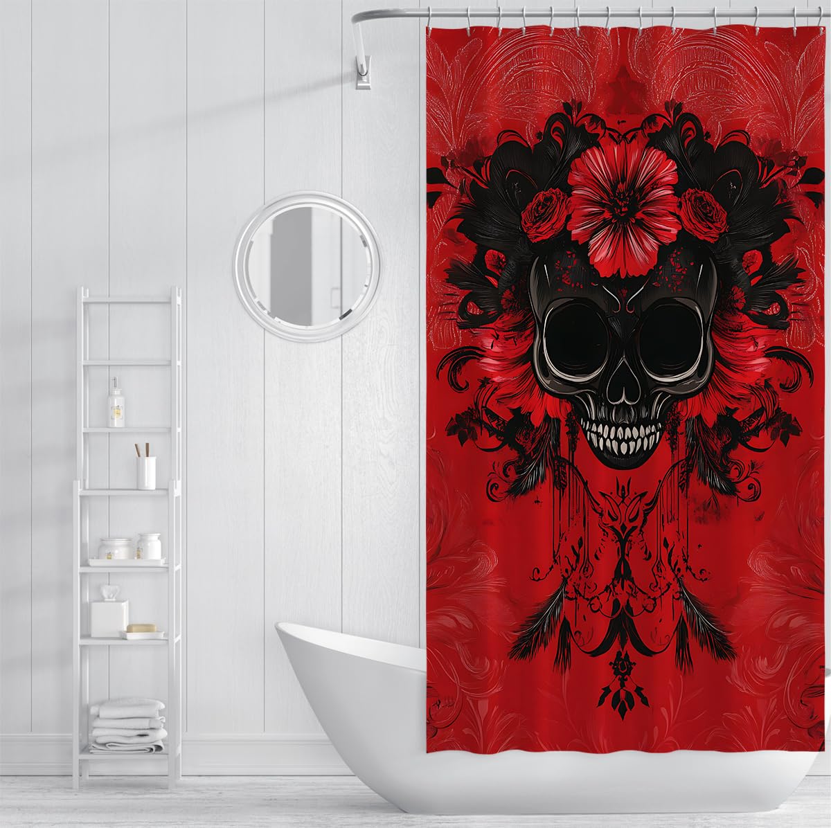 Tende Doccia Teschio Zucchero Messicano Day of The Dead 200x200cm
