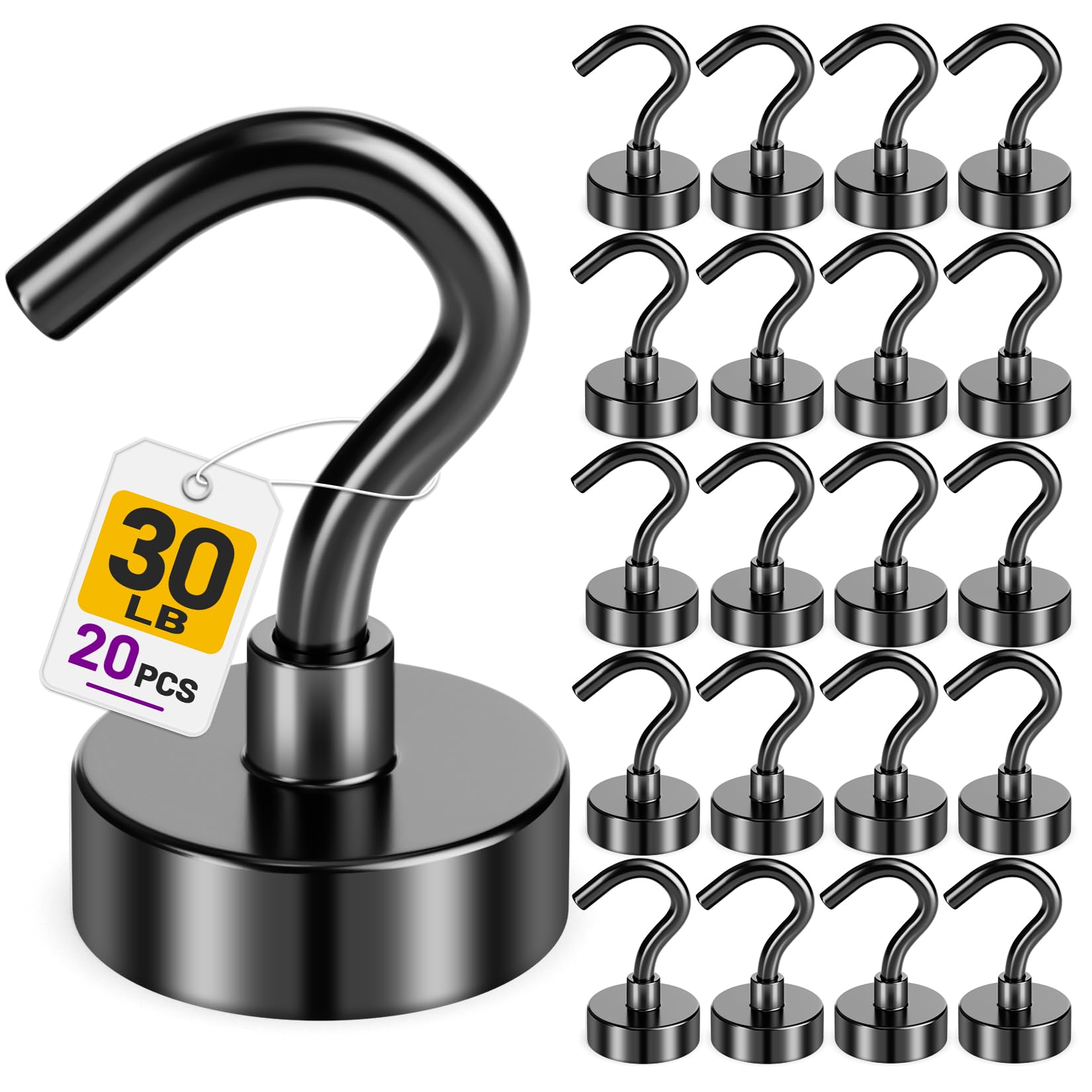 Cruise Cabin Magnetic Hooks - 8 Pack -16 Cruise Cabin Magnetic Hooks - 8 Pack -16
