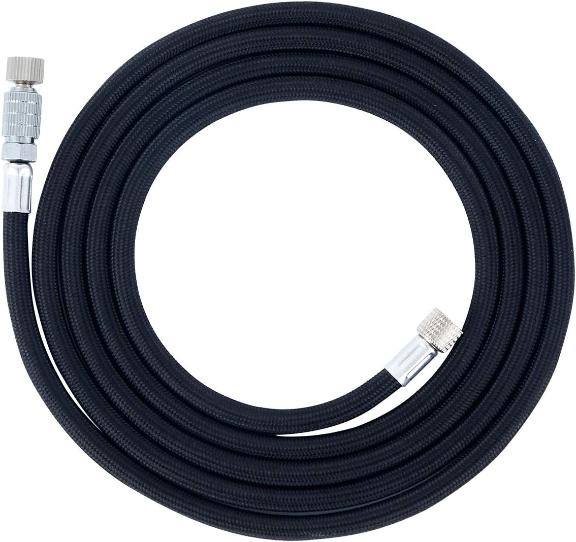 3M Braided Airbrush Air Hose 1/8"-1/8" Adaptor fitting with Quick Disconnector