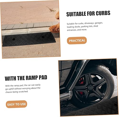 Miniatura 3 de Rampas para cortacésped, rampa para bordillo de entrada, rampa de pendiente de automóvil, rampas de umbral resistentes para automóvil, motocicleta,