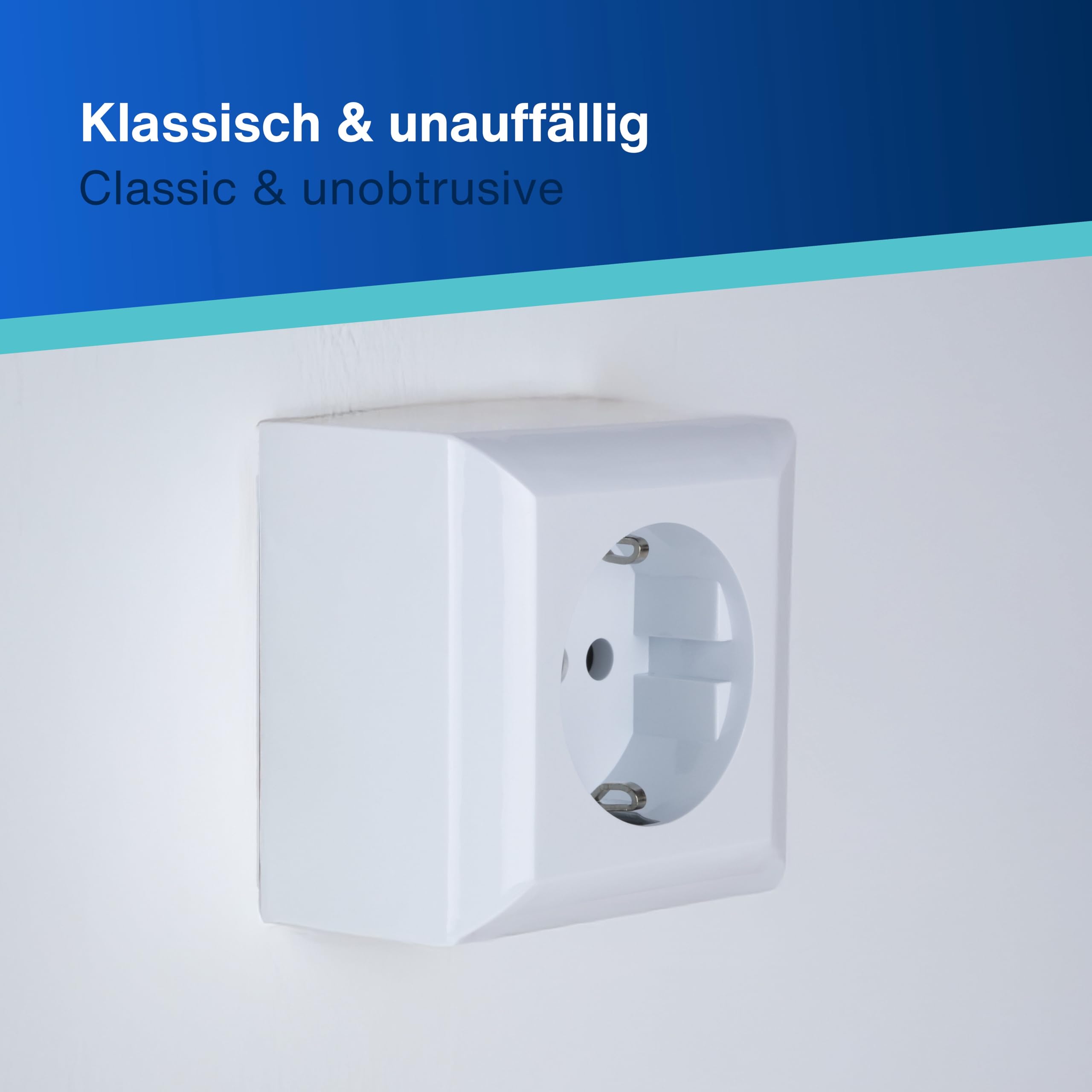 REV PlanoLuxe - Prise Schuko - Montage en saillie - 1 prise - Blanc