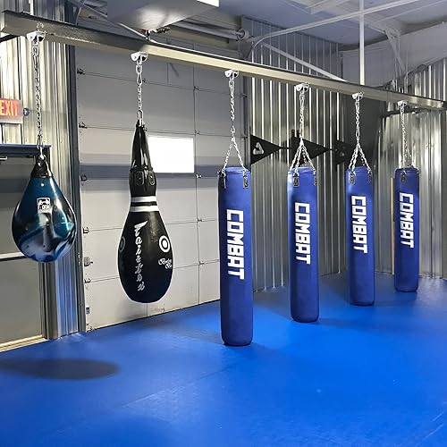 Vista 8 de Eapele Heavy Bag Hanger, Punching Bag Mount for Ceiling 360° Swivel Wood Beam Holder for Boxing Bag, Heavy Bag, Gym Punching Bag, Speed Bag, Aerial