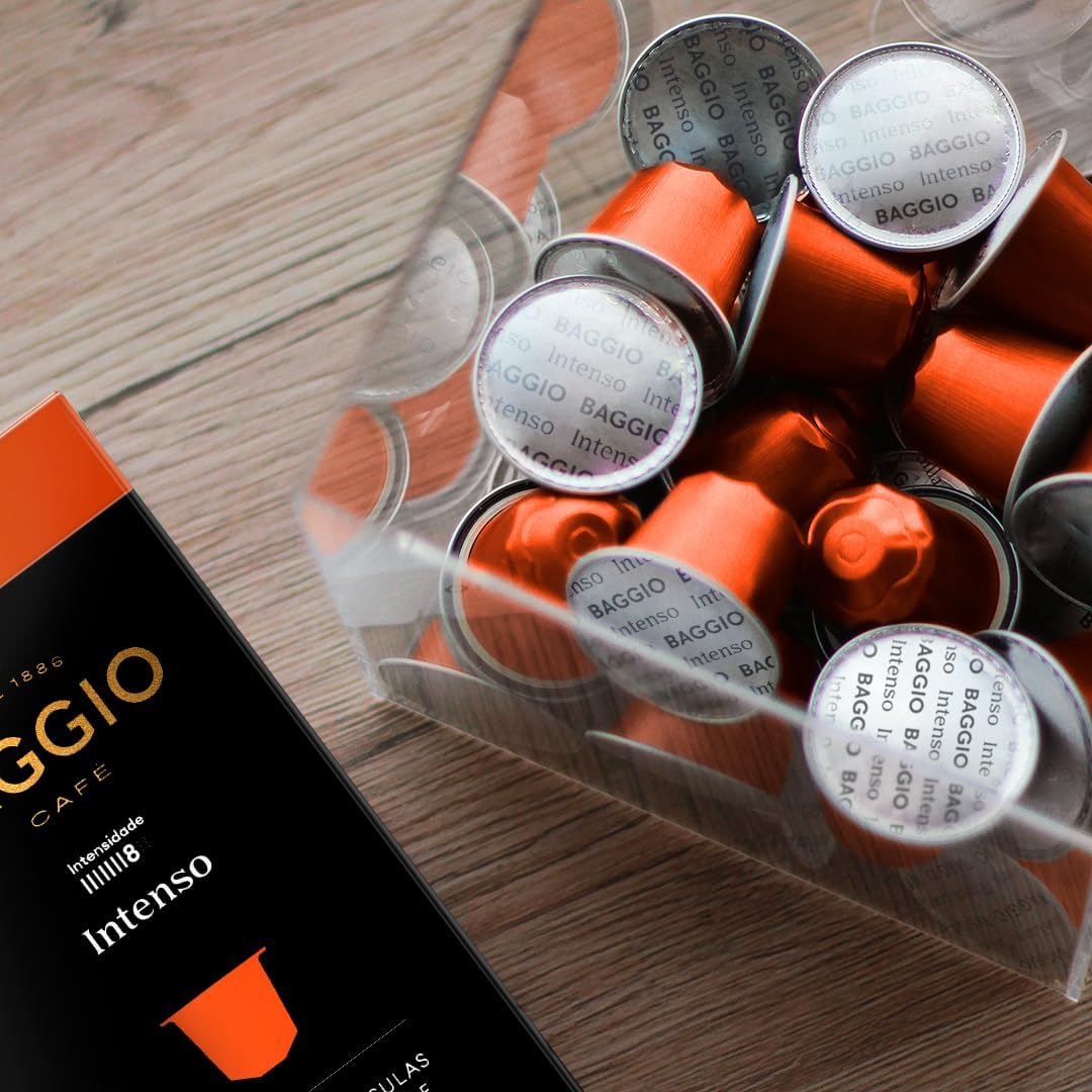 Baggio Café Cápsulas De Café Intenso Compatível Com Nespresso Contém 10 Cápsulas