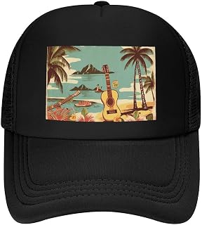 Quick Dry Vintage Hawaii Baseball Cap Personalized Adjustable Trucker Caps Breathable Outdoor Mesh Snapback Hats