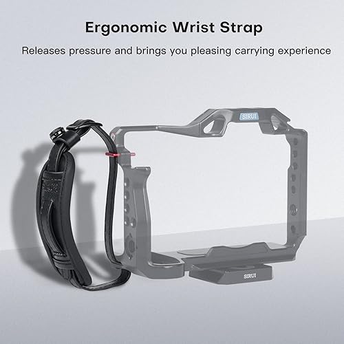Miniatura 7 de SIRUI Jaula para cámara S5II S5IIX G9 II con correa para muñeca, jaula completa para Panasonic LUMIX S5II S5IIX G9 con placa incorporada para Arca,