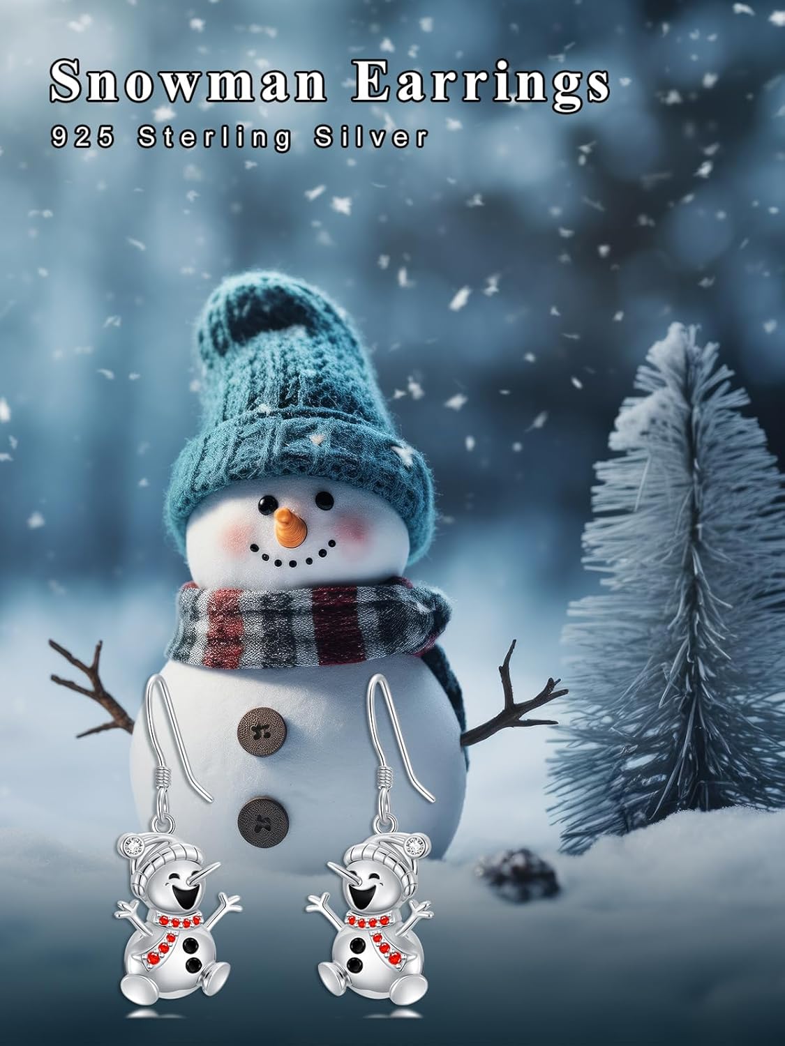 4th of July Dangle Earrings 925 Sterling Silver Independence Day/St Patricks Day Earrings Christmas Jewelry for Women - Image 5