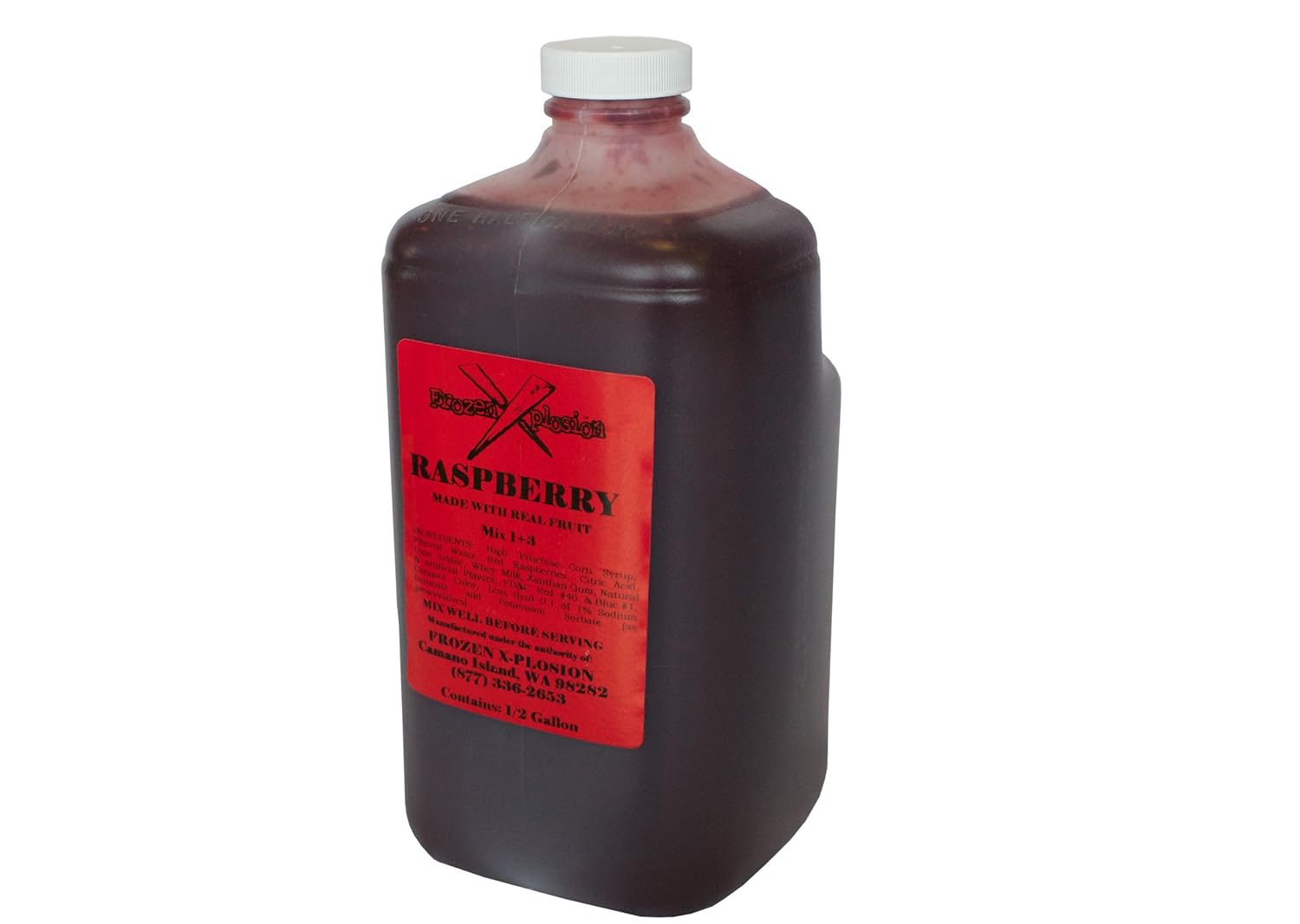 Frozen Xplosion Concentrate, Raspberry, 34Pound Boxes