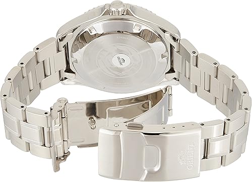 Miniatura 2 de Orient Reloj de acero inoxidable japonés automático cuerda manual de 656.2ft estilo buzo