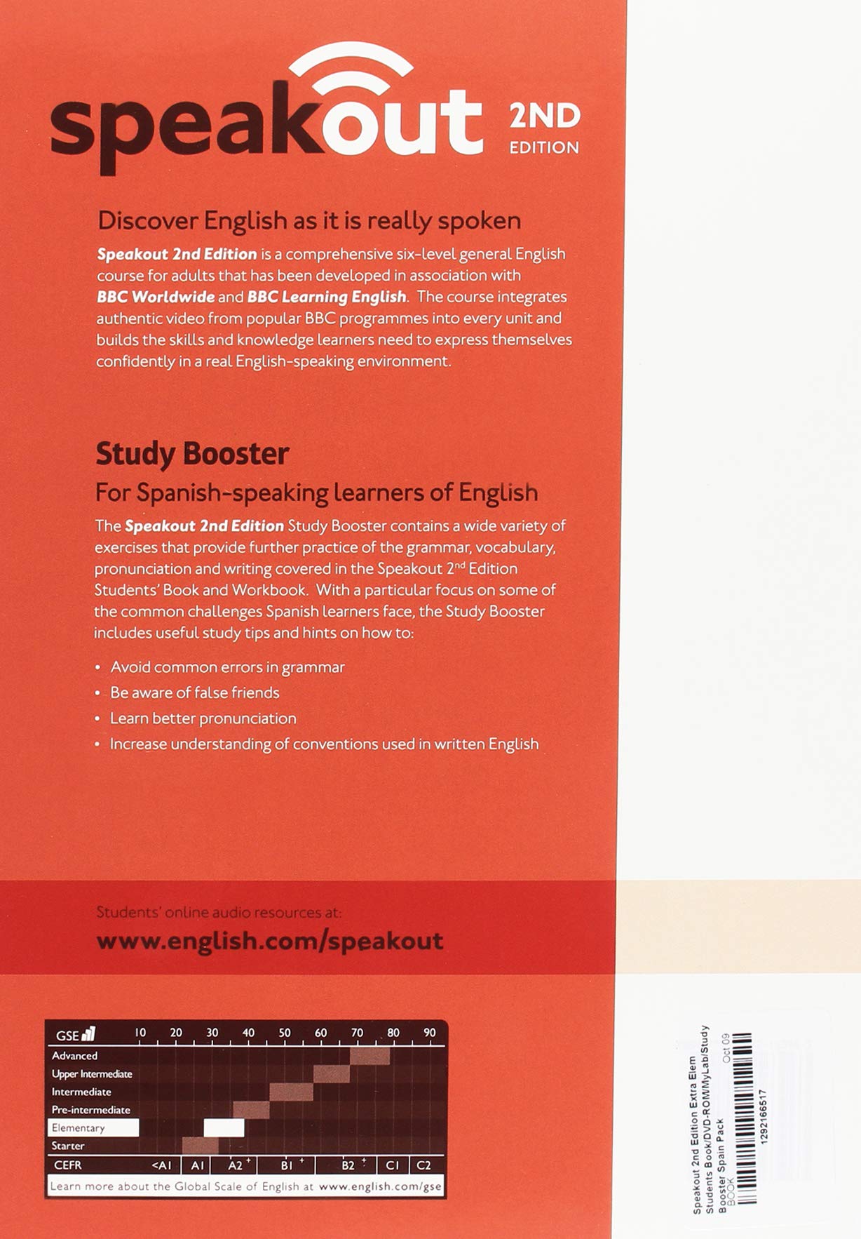 Speakout 2nd Edition Extra Elem Students Book/DVD-ROM/MyLab/Study Booster Spain Pack