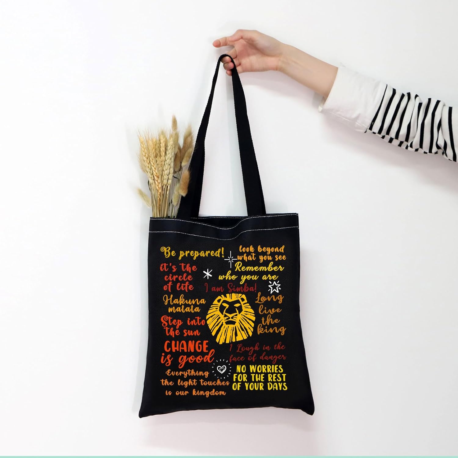 MNIGIU The Lion Tote Bag The Lion Movie Inspired Gift The Lion Merchandise The Lion Quote - Image 5
