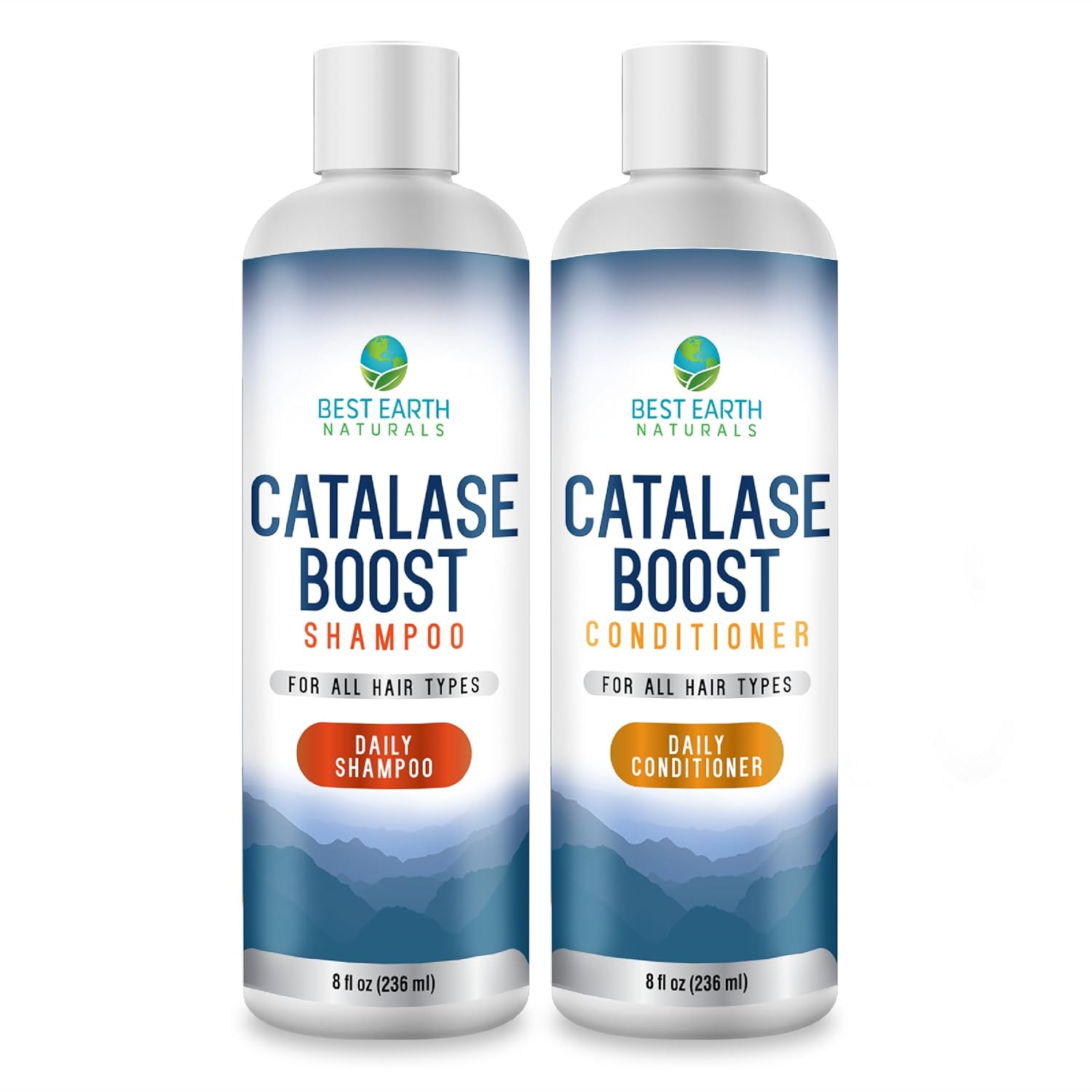 Best Earth Naturals Catalase Boost Shampoo and Conditioner Combo Set