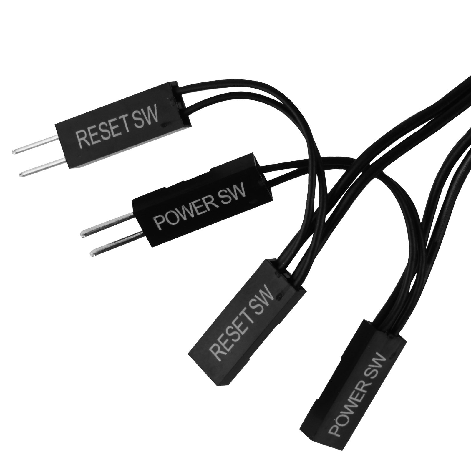 SilverStone SST-ES02-PCIe - Interruptor de control 2,4G inalámbrico para Encender/Resetear el ordenador, El altavoz para PC integrado, PCIe