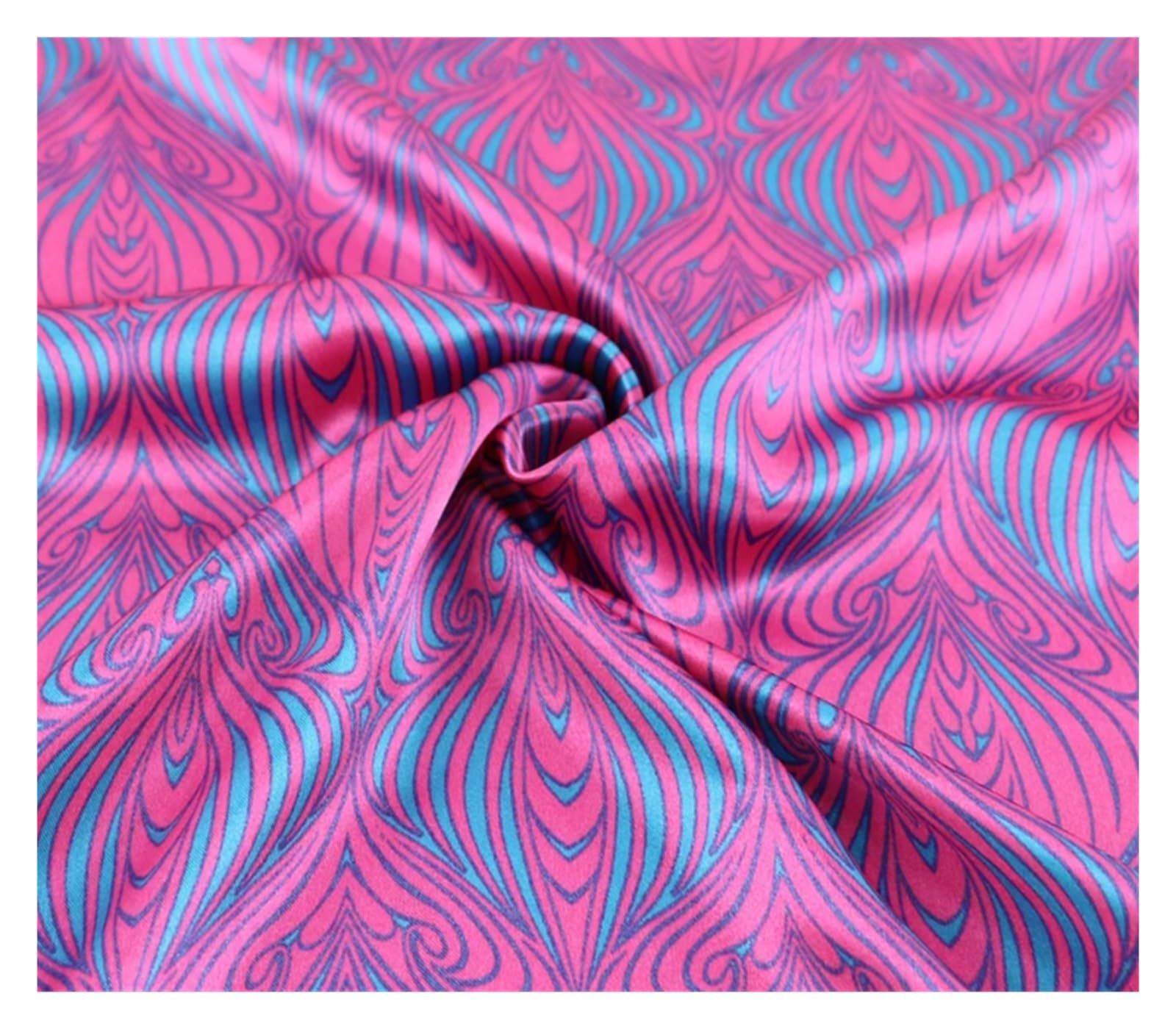 Silky Satin Fabric 1 Meter X 1.5 Meter Multicolor(Color 23)