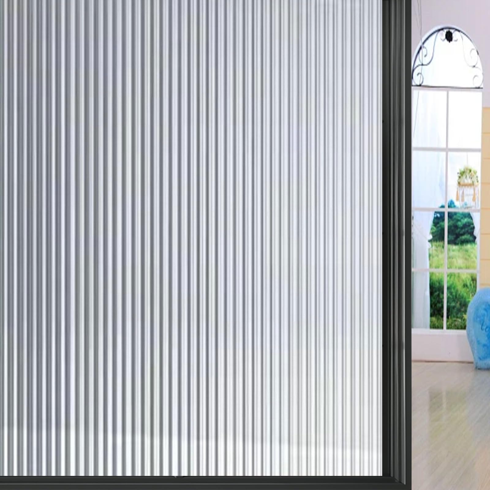 Film dépoli occultant pour salle de bain et cuisine intimité 70x380 cm