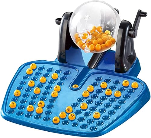Miniatura 9 de Juego de bingo, lotería tradicional, juego de bingo de lotería con 90 bolas y 38 tarjetas para juegos de mesa de máquina de lotería