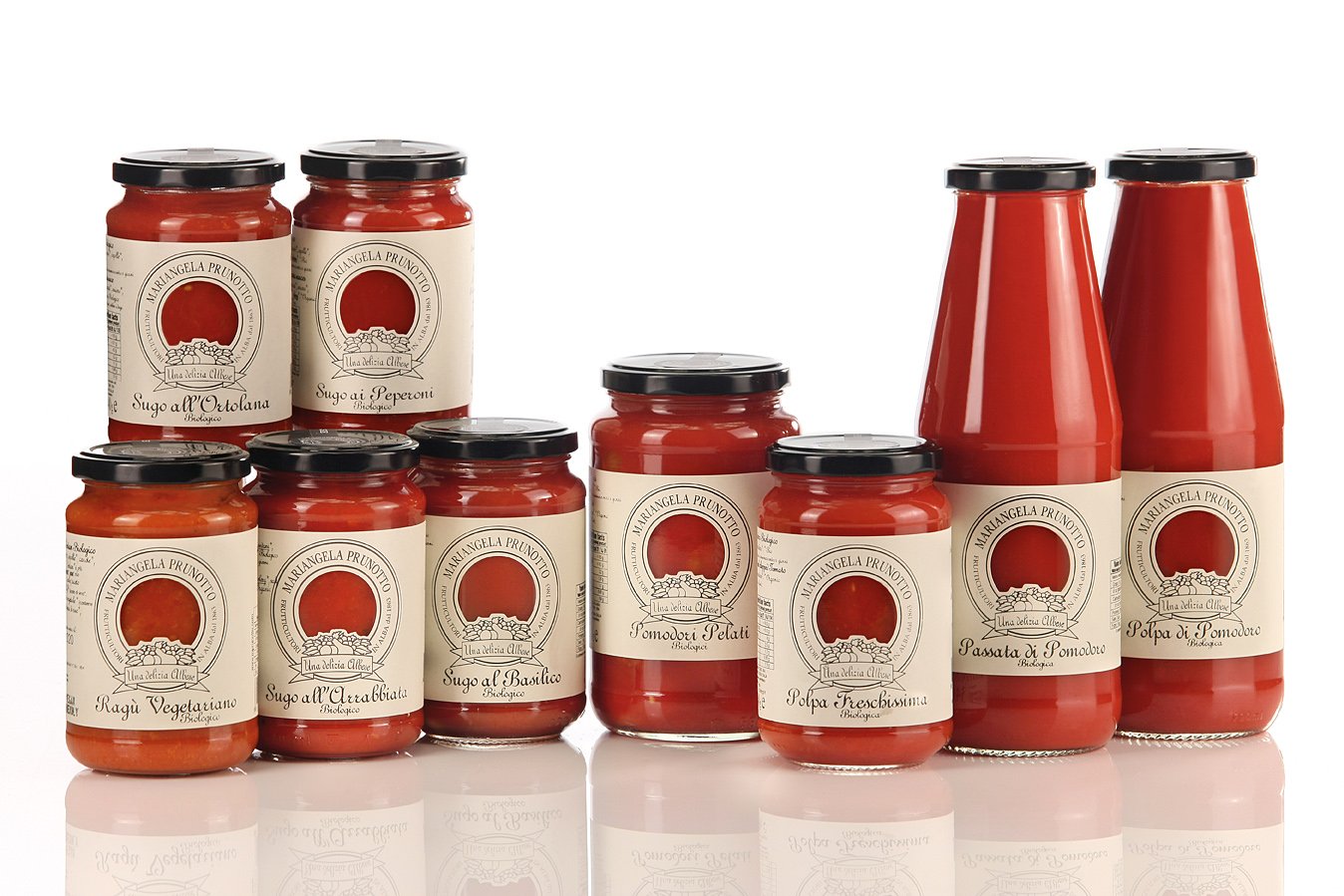 Azienda Agricola Prunotto Mariangela Passata di Pomodoro Biologica - 690 gr, Confezione da 6 bottiglie