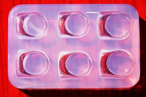 Miniatura 4 de Moldes de anillo de silicona transparente multitransparente, 6 piezas, tamaño 6-2 piezas, tamaño 7.75-2 piezas, tamaño 8.75-2 piezas (A34)