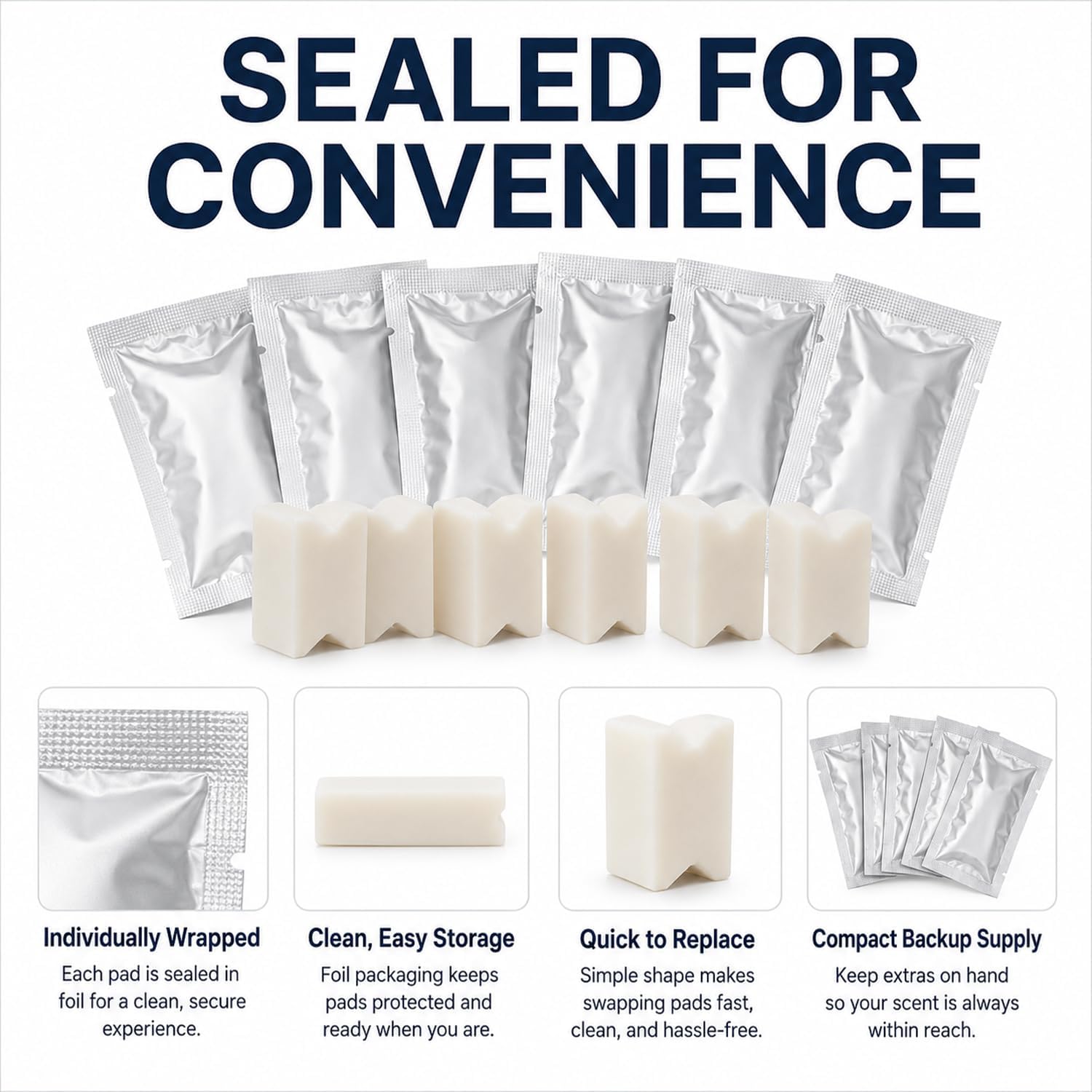 P51 Airplane Car Air Freshener Refill Pads 6 Pack, Replacement Fragrance Pads for Vent Clip Diffuser, Individually Wrapped Car Scent Refills (6, P51 Airplane Car Air Freshener Refill) image 5