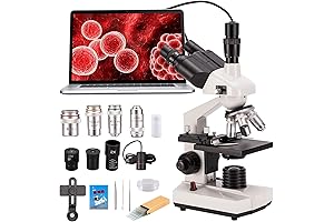 Laboratory Trinocular Compound LED Microscope: Enhanced Precision with a Comprehensive Magnification Range