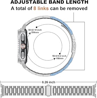 Metal Strap Compatible with Samsung Galaxy Watch 9/8 Straps